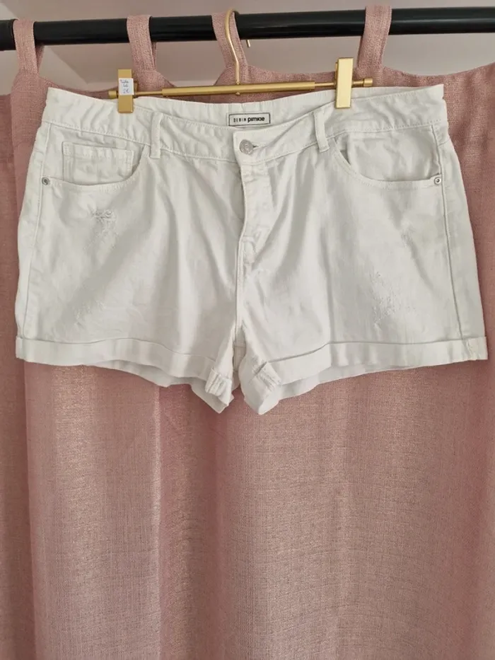 Short en jeans