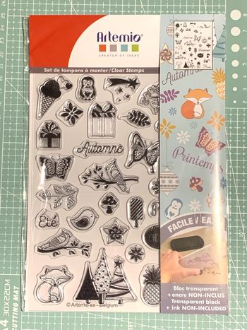 Set de Tampons clear silicone Artemio 4 saisons