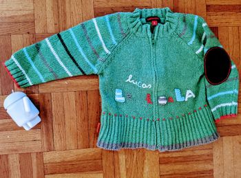 Gilet catimini cardigan bébé garçon laine Neuf