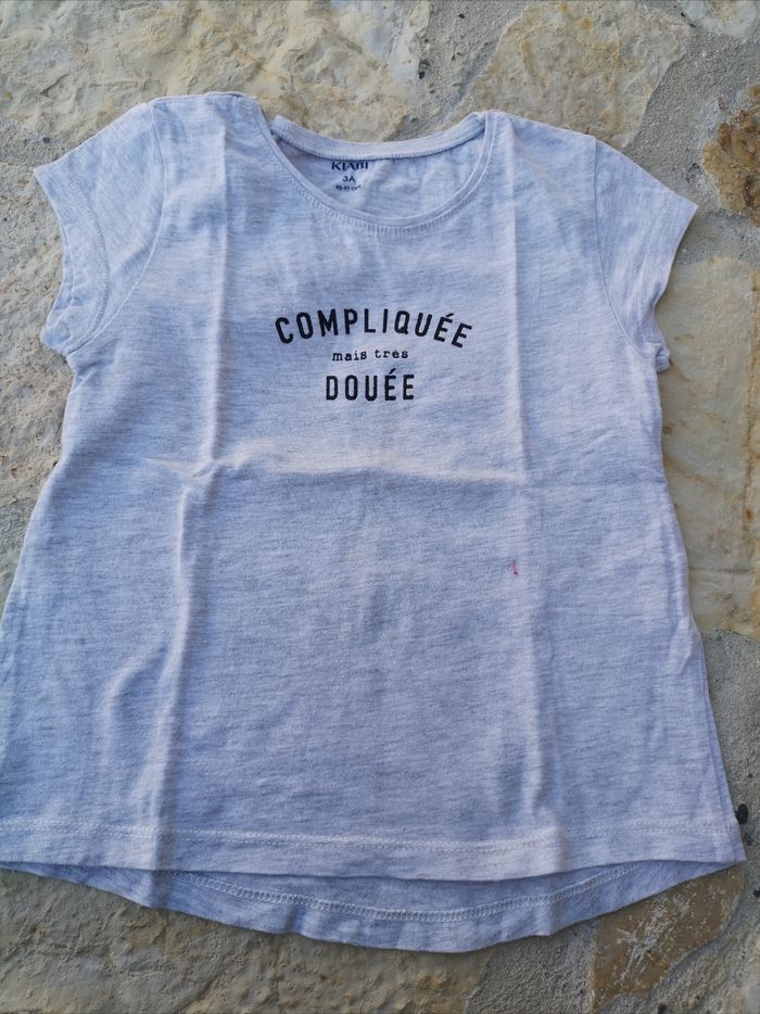 Tee shirt fille 3 ans