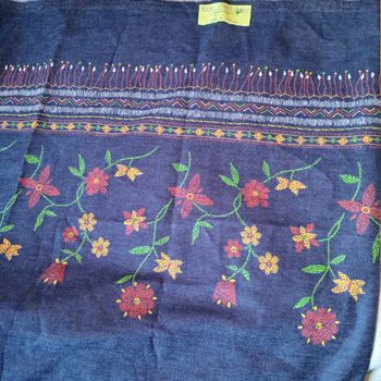 Grand coupon denim souple 190x158 cm 