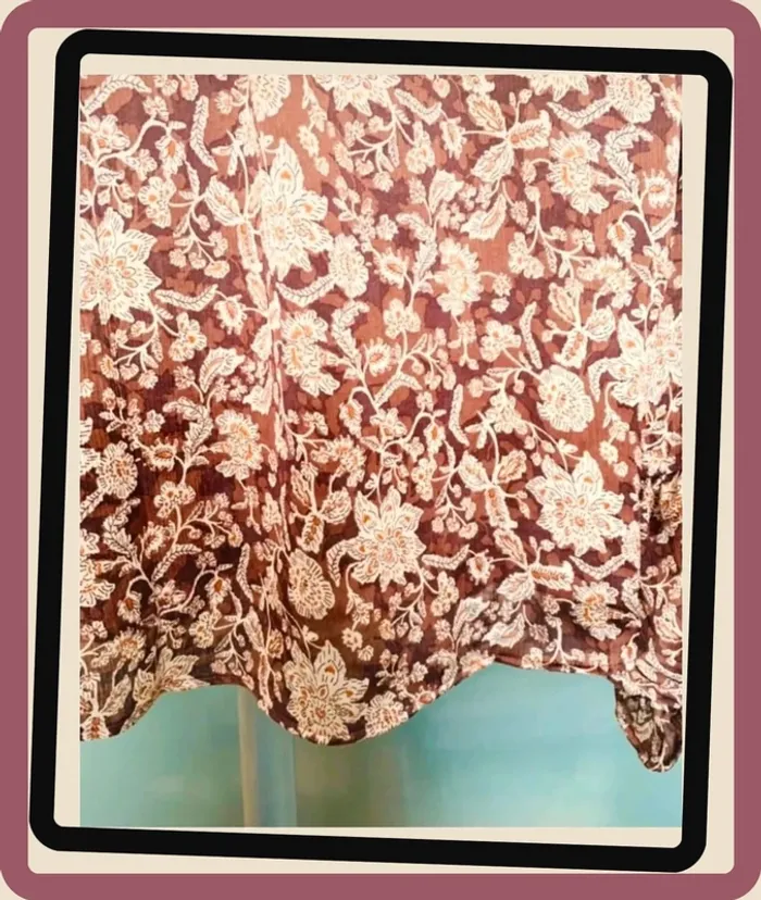 Magnifique blouse imprimée florale à volants neuve H&M T/34-36 - photo numéro 6