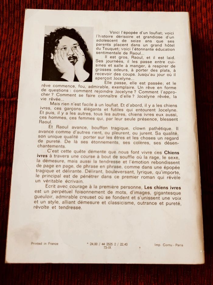 Roman "Les chiens ivres" - Raoul Mille - photo numéro 2