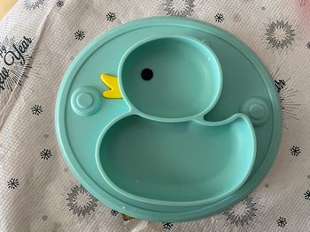 Assiette ventouse occasion en silicone