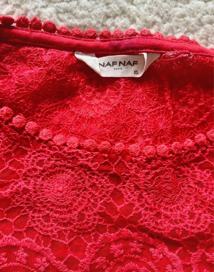 Top nafnaf rouge - photo numéro 3