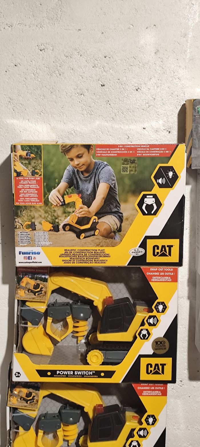 Jouet pelleteuse Caterpillar - photo numéro 4