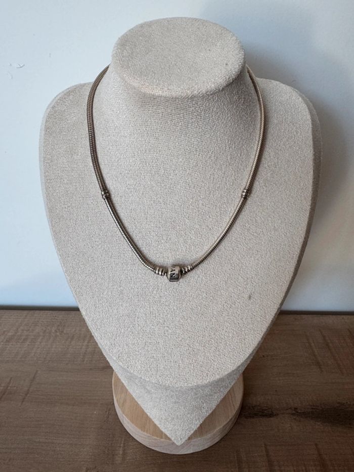 Collier Pandora Moments Authentique Maille Serprent en Argent 40 cm - photo numéro 2