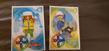 2 Cartes Playmobil le monde du sport Carrefour
