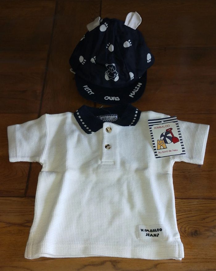 Lot polo manches courtes/casquette