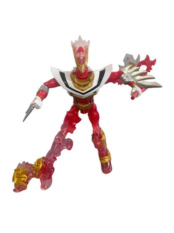 Figurine Power Rangers Mystic Force Mega Morphin Red Ranger To Legendary Phoenix Bandai