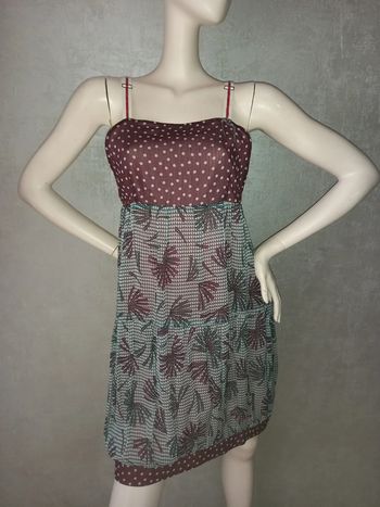 robe à bretelle en voile doublé cop copine taille 38