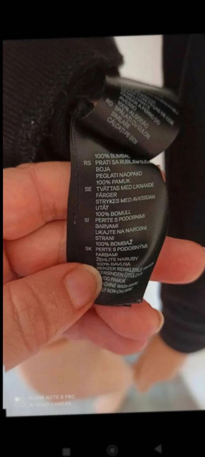 Sweat noir taille s hetm - photo numéro 5