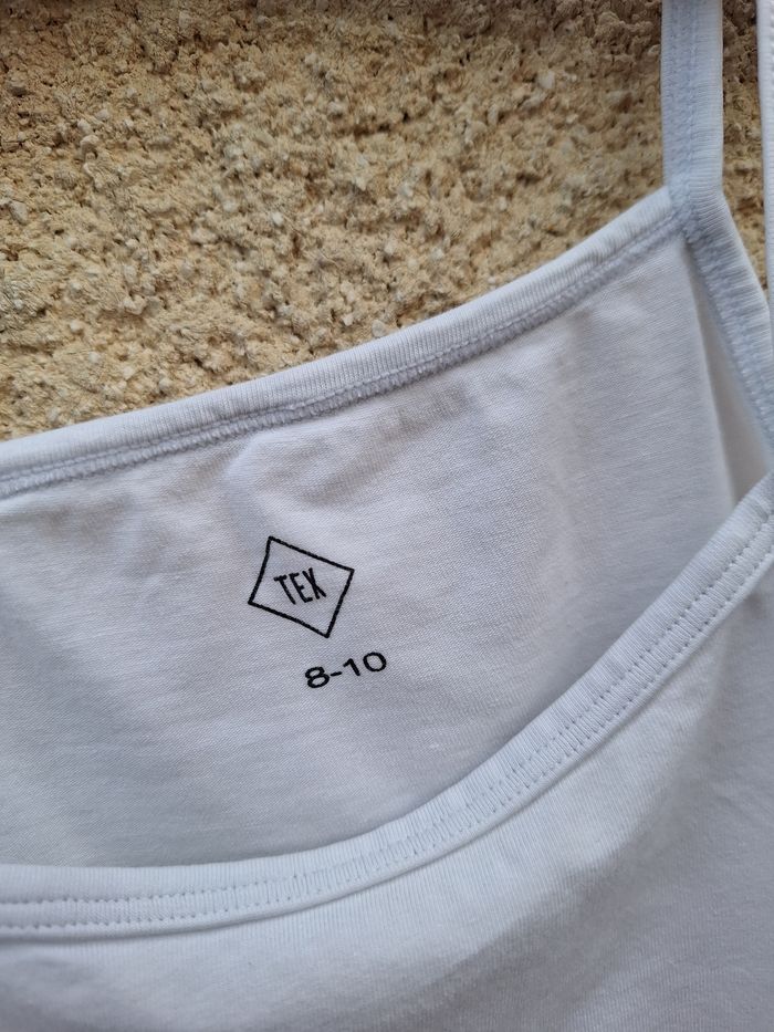 👚 Caraco / Top à fines bretelles Tex 8/10 ans - photo numéro 3