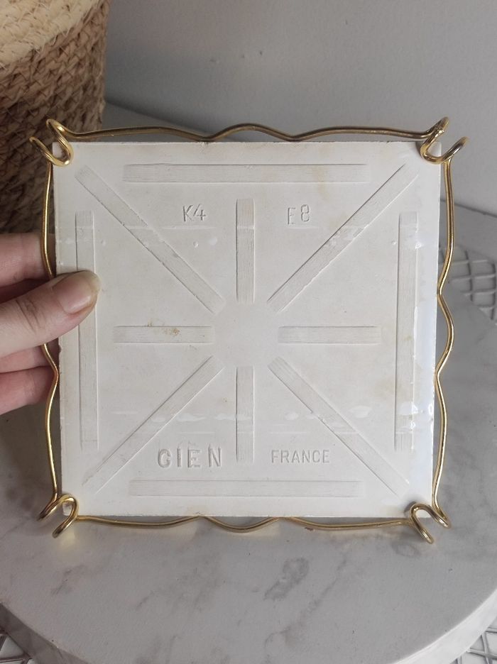 Dessous de plat gien décor cheval - photo numéro 3