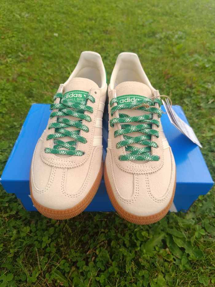 adidas handball spezial unisex white & cream white & green - 36 - photo numéro 7