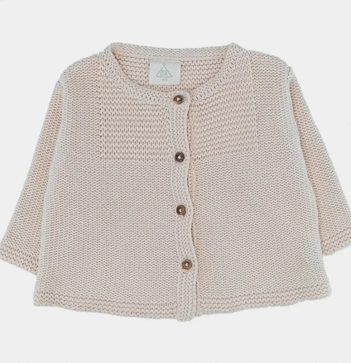 Cardigan 6-9 mois en coton bio Lililotte