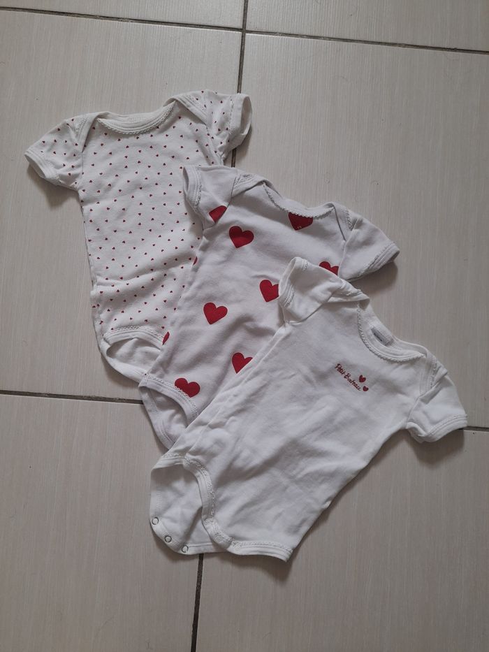 Lot de 3 bodies Petit Bâteau 3 mois
Bon état