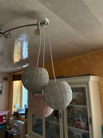 Lustre suspension 3 boules