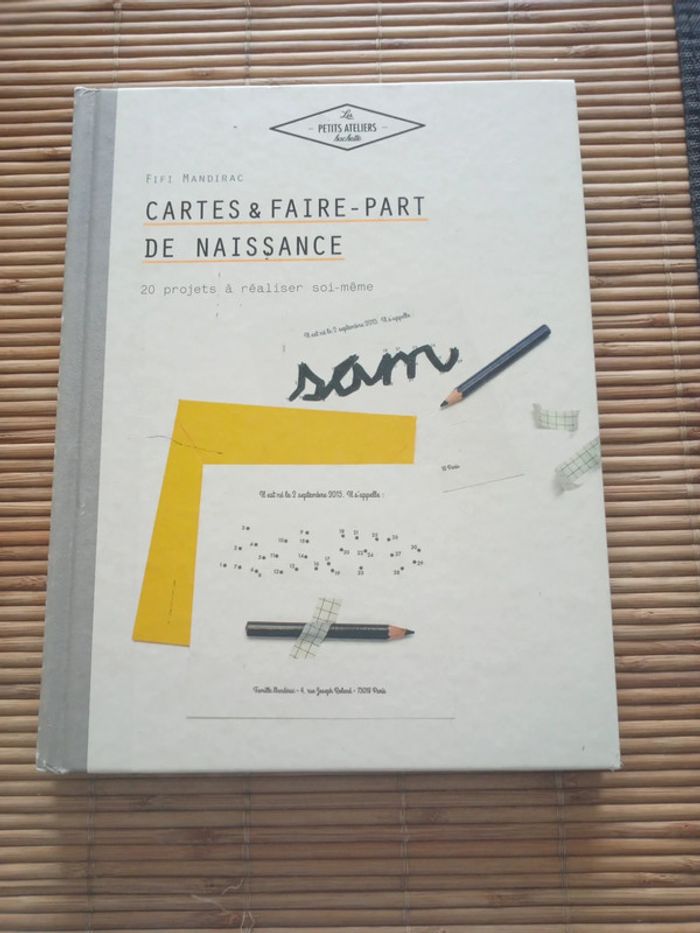 Livre Hachette cartes et faire part de naissance