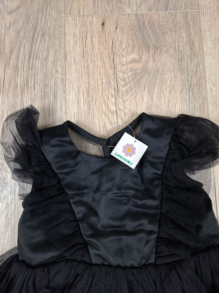 Robe noire bébé 3-6 mois effet tutu - photo numéro 2