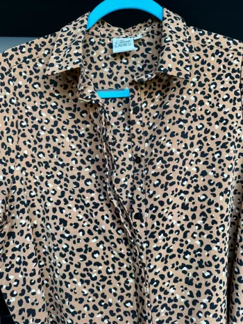 Robe longue léopard