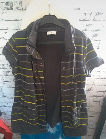 Gilet sweat manches courtes 40