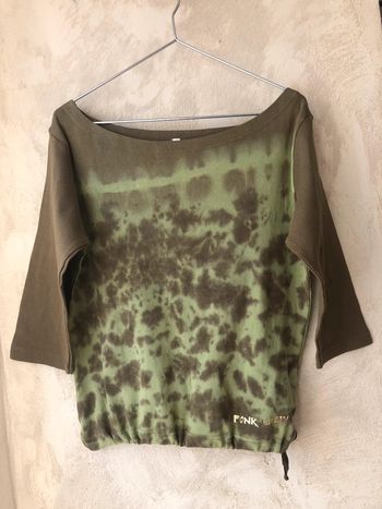 Top kaki tie and dye vintage 38/40
