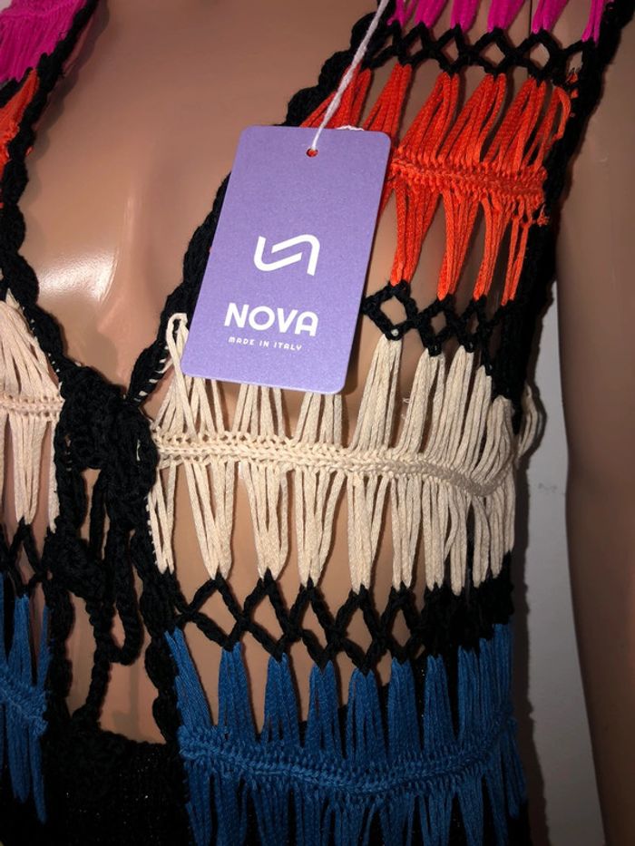 🌼Gilet long en crochet🌼 - photo numéro 2