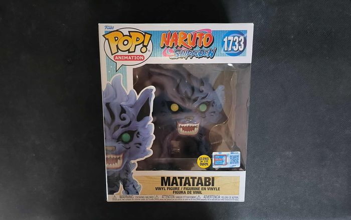 Figurine Funko Pop Deluxe / Matatabi 1733 / Naruto Shippuden Glows In The Dark 2024 Fall Convention