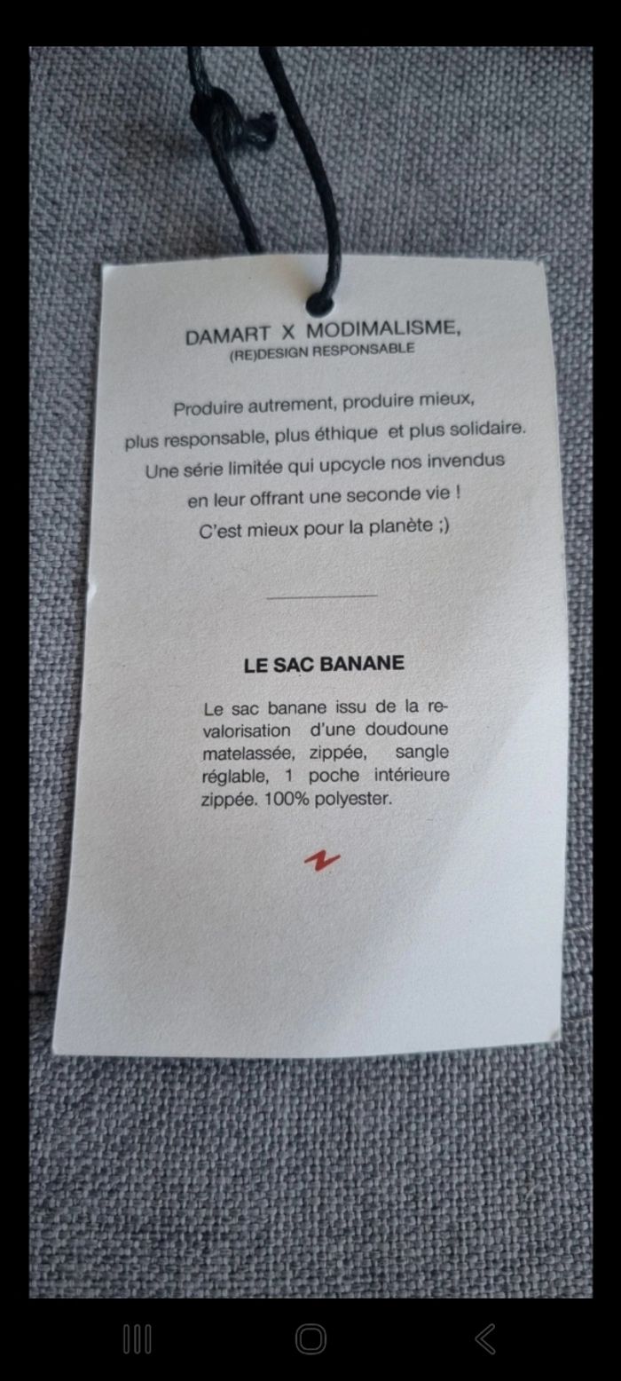 Sac banane Damart neuf avec étiquette - photo numéro 10