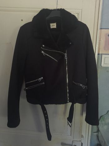 Manteau/blouson fourré noir, marque Pimkie, taille M