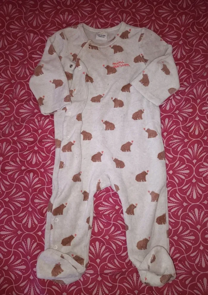 Pyjama 12 mois bébé garçon tape a l'œil - photo numéro 3