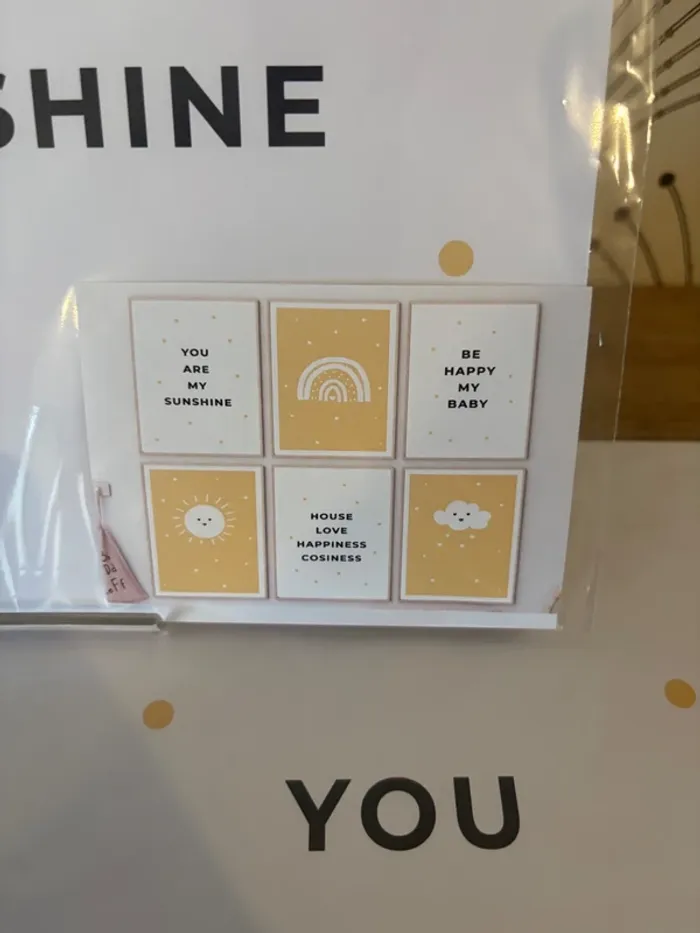 Affiches “Sunny Mood” pour chambre enfant - photo numéro 2