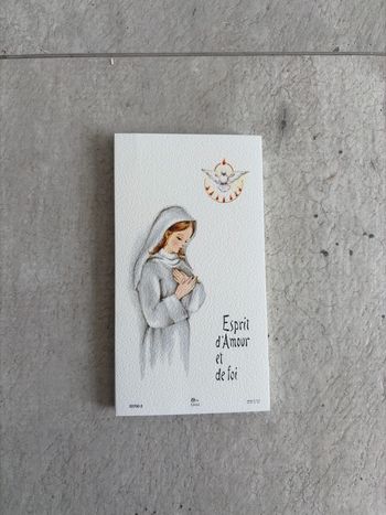 Lot 24 cartes de communion fille
