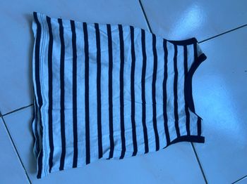 Petit débardeur H&M - marinière - 92 cm