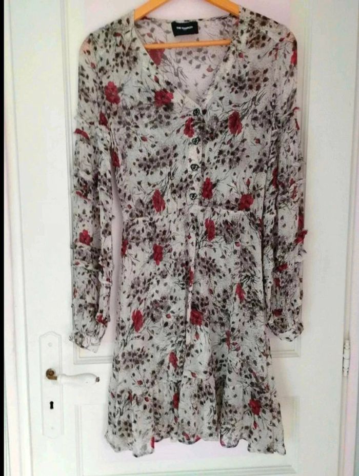 Robe  100%  mousseline de soie -  Doublure  sous robe  -  The Kooples  -  S -  Excellent  état - photo numéro 6