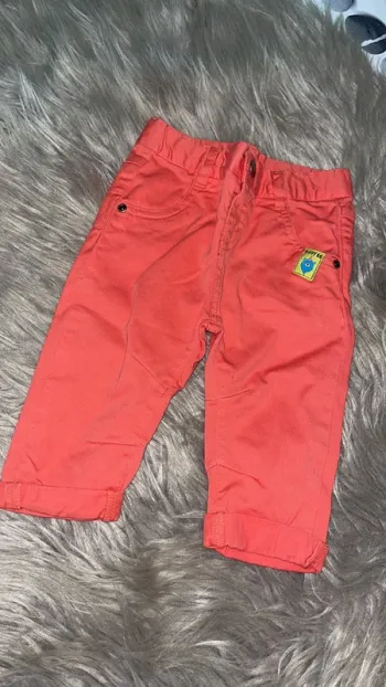 Pantalon chino corail 12 mois