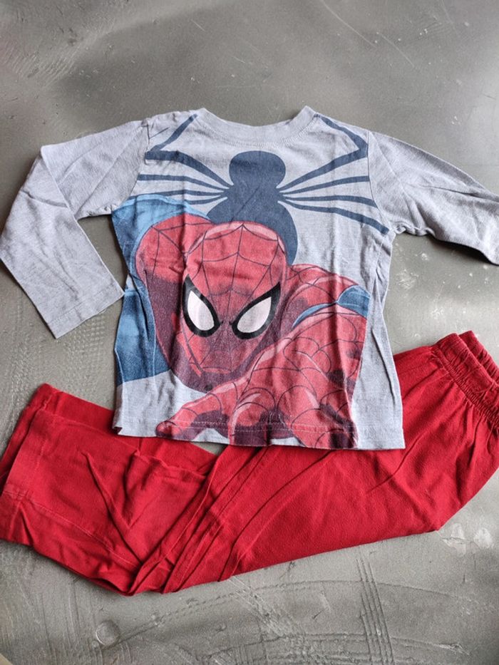 Pyjama en coton spiderman 4 ans