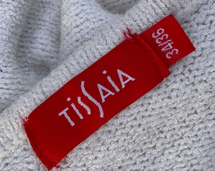 Pull en maille fine Blanc T34-36 • Tissaia - photo numéro 5