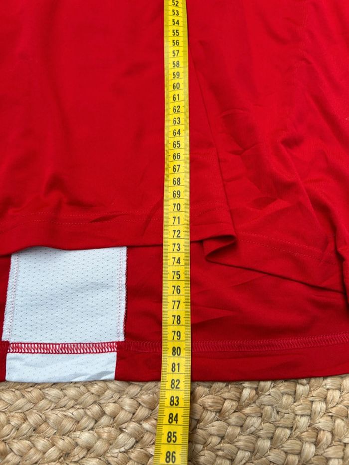Maillot Homme Adidas Rouge et Blanc | Taille L | Très Bon État | #TM78 - photo numéro 4