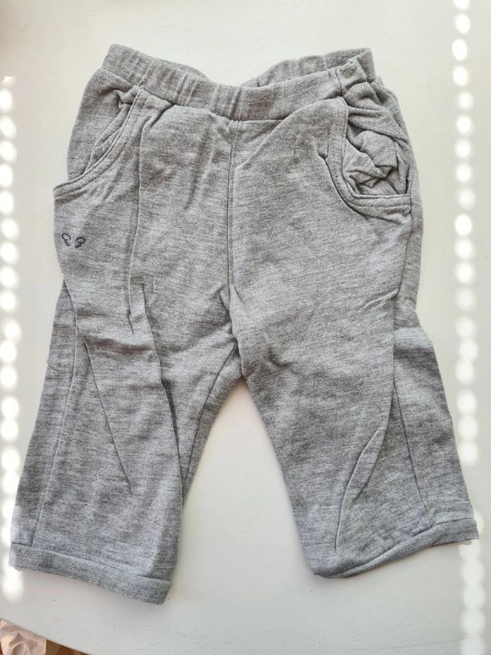 Pantalon gris gris style jogging doux 3 mois, Ekyog