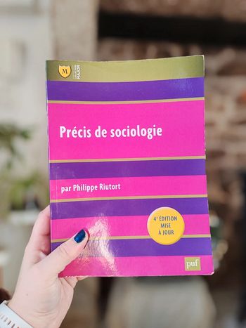 Livre précis de sociologie - Philippe Riutort