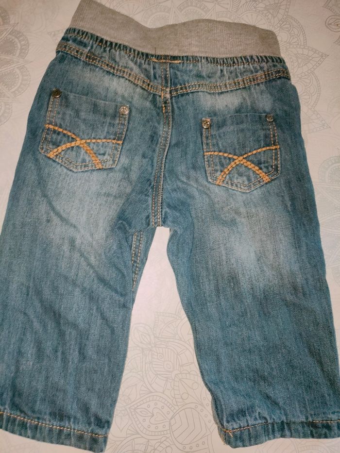 Jean large effet baggy 9 mois - photo numéro 4