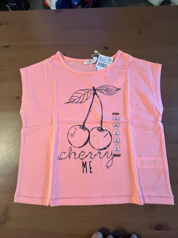 Neufs (non portés) lot Tee-shirts mc 8 ans fille - photo numéro 4