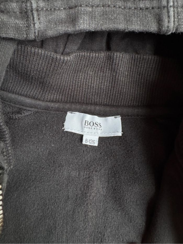 Gilet hugo boss capuche noir - photo numéro 4
