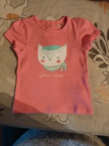 Tee-shirt fille  6 mois