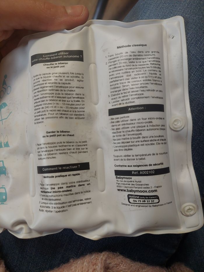 Chauffe biberon nomade - photo numéro 3