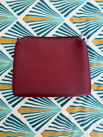 Pochette maquillage Bordeau