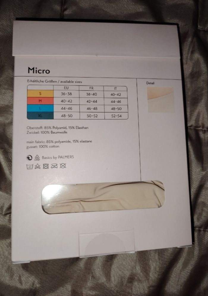 Mini slip basics taille L - photo numéro 2
