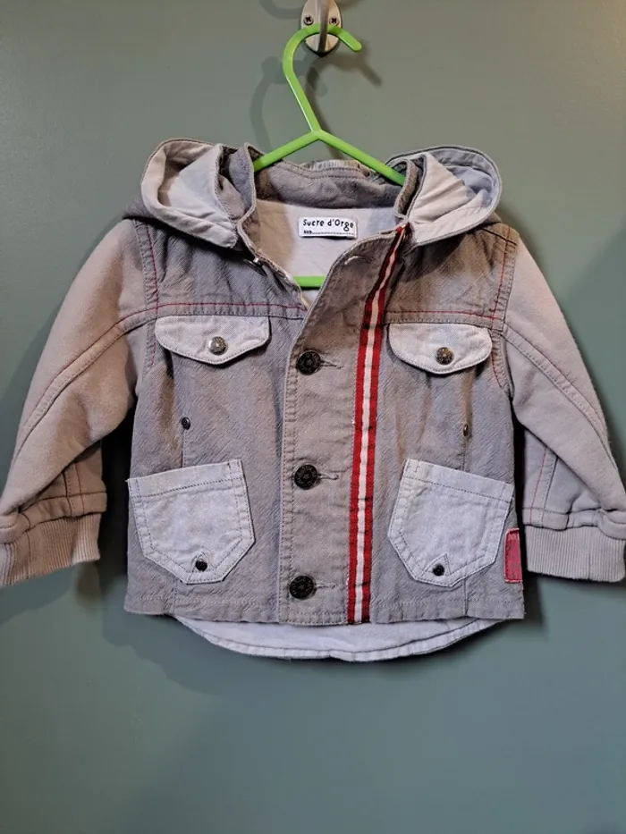 Veste mi saison - Sucre d'orge - 12 mois - photo numéro 2